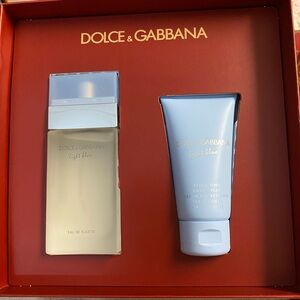 Dolce & Gabbana Light Blue Parfum & Body Cream Set NEW 1.7 FL OZ each